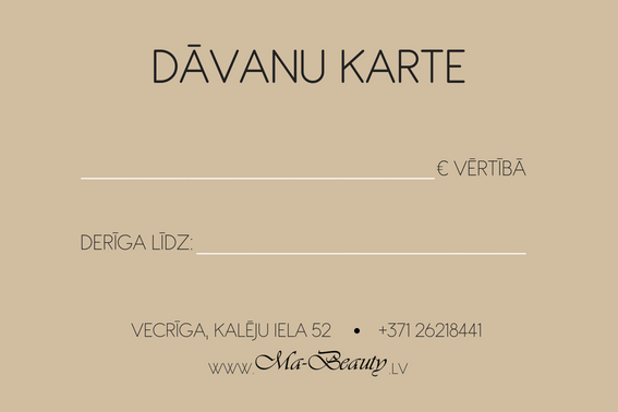 dāvanu karte gift card